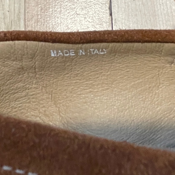 NWB Intensi Stylish Biscotti Suede Loafer Men’s Shoes - Made in Italy - Sz 42 - Picture 13 of 16